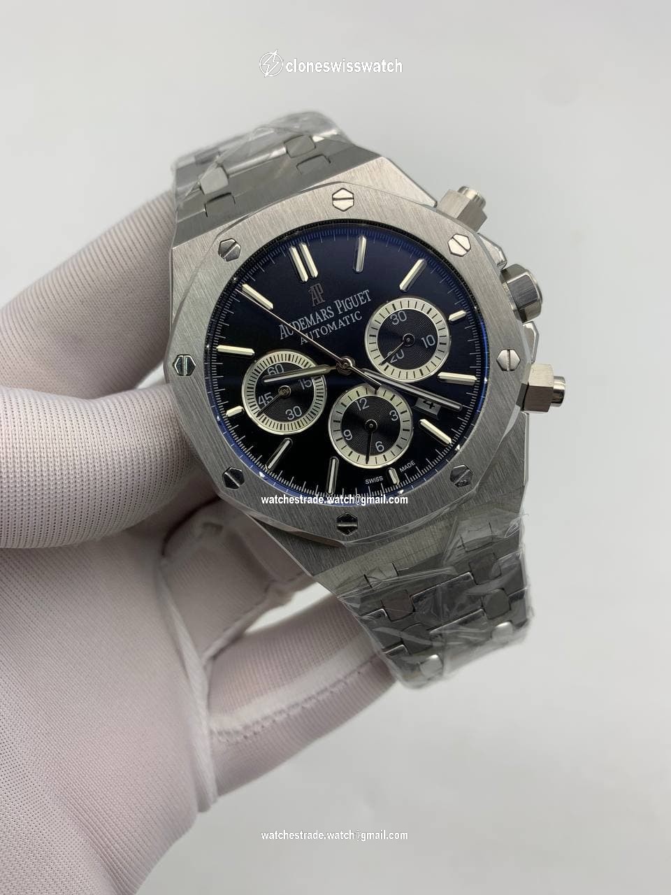 Audemars Piguet Black Dial Chrono High Version SS Audemars Piguet Black Dial Chrono High Version SS