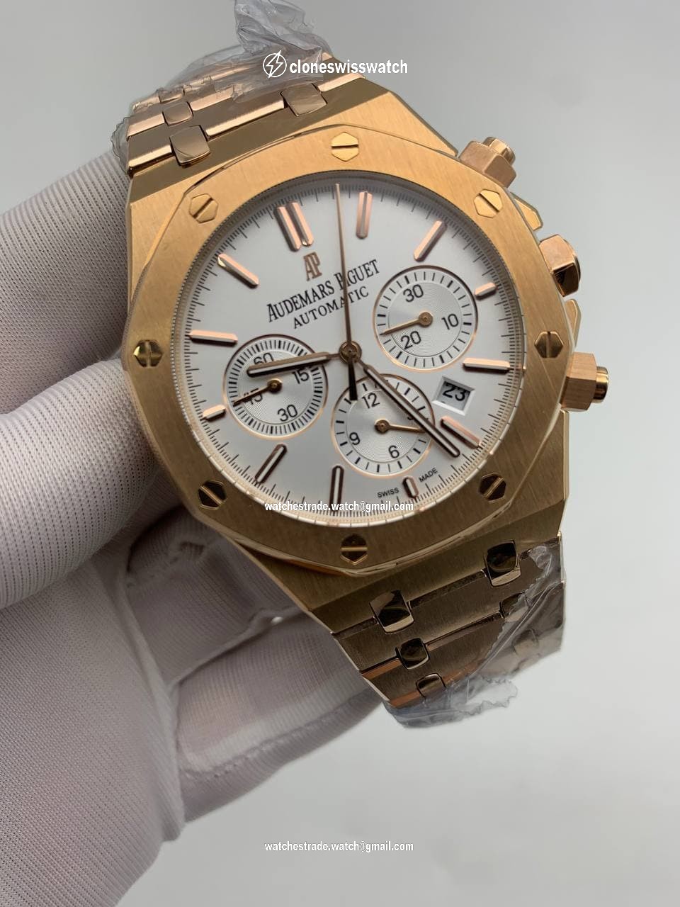 Audemars Piguet Royal Aok White Dial Chrono High Version Audemars Piguet Royal Aok White Dial Chrono High Version
