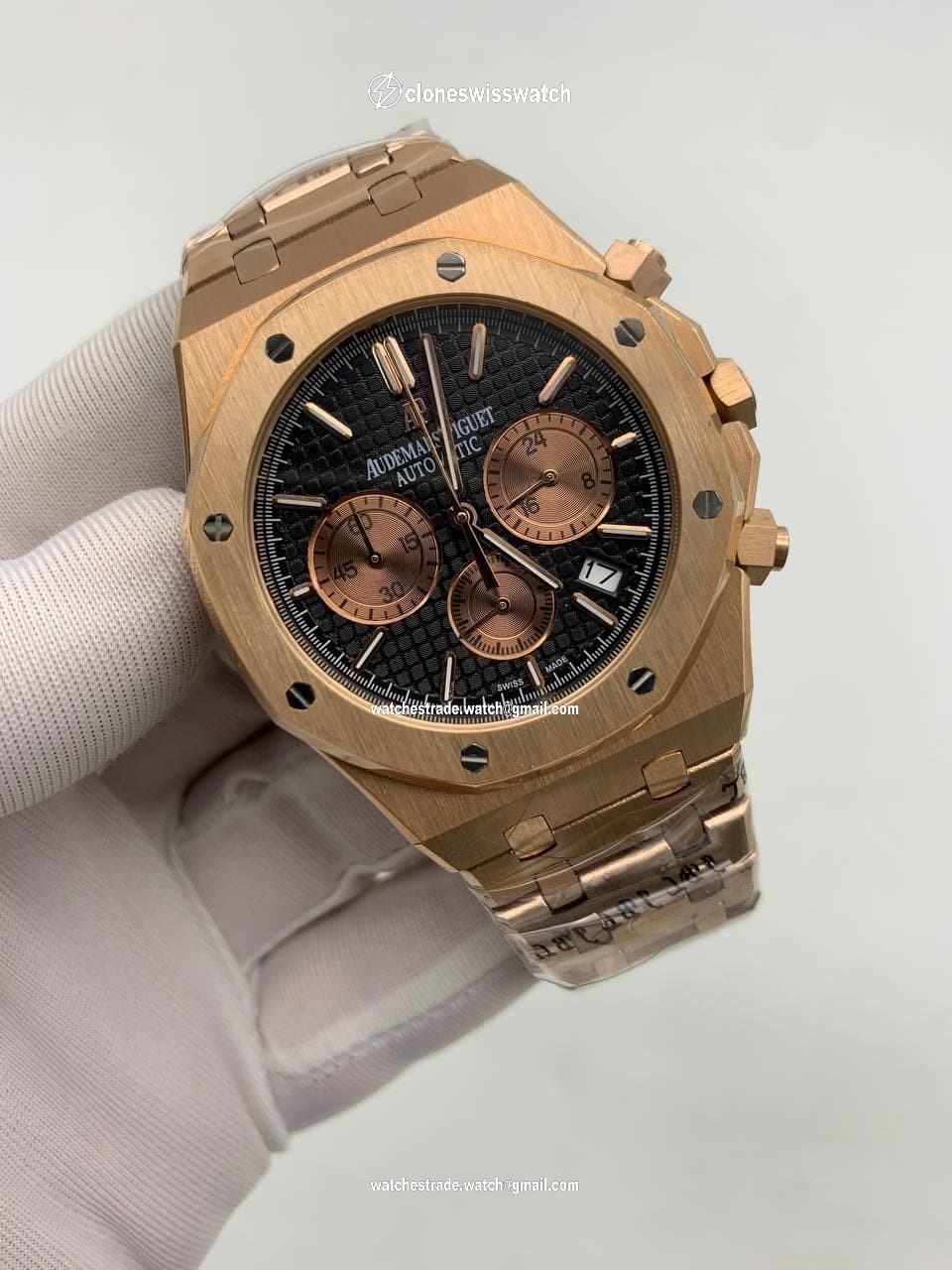 Audemars Piguet Royal Oak Chrono Gold Black Dial Gold Chrono Audemars Piguet Royal Oak Chrono Gold Black Dial Gold Chrono