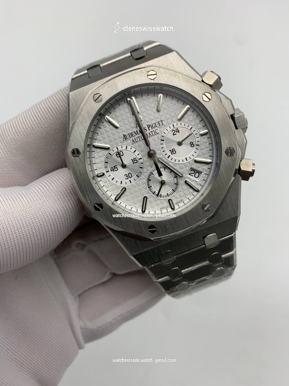 Audemars Piguet White Dial Chrono High Version SS Audemars Piguet White Dial Chrono High Version SS