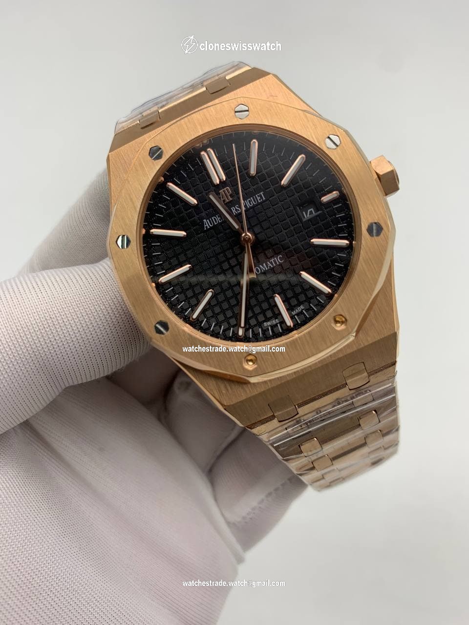 Audemars Piguet Black Dial Chrono High Version Gold Audemars Piguet Black Dial Chrono High Version Gold