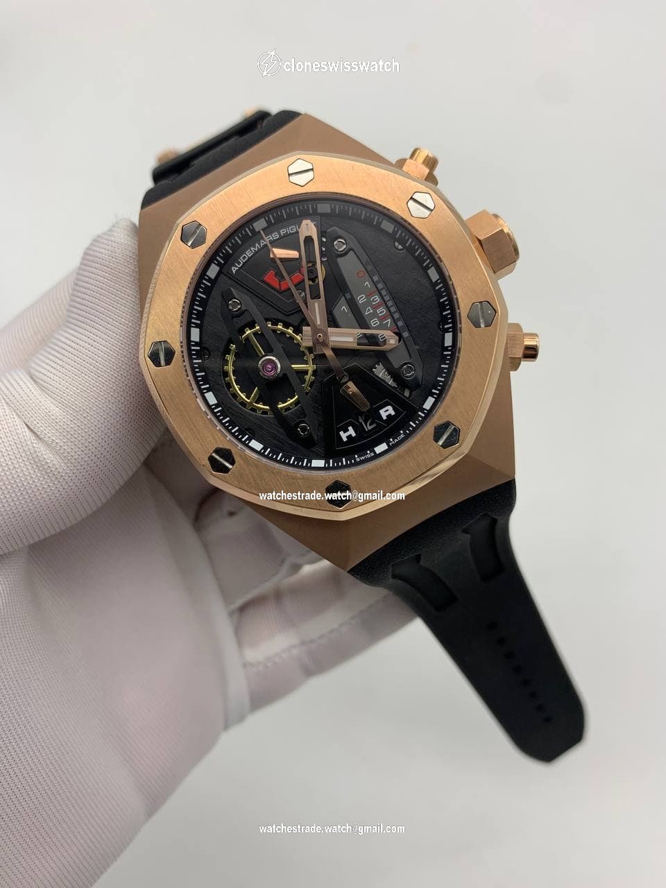 Audemars Piguet Gold Dial High Version Rubber Strap Audemars Piguet Gold Dial High Version Rubber Strap