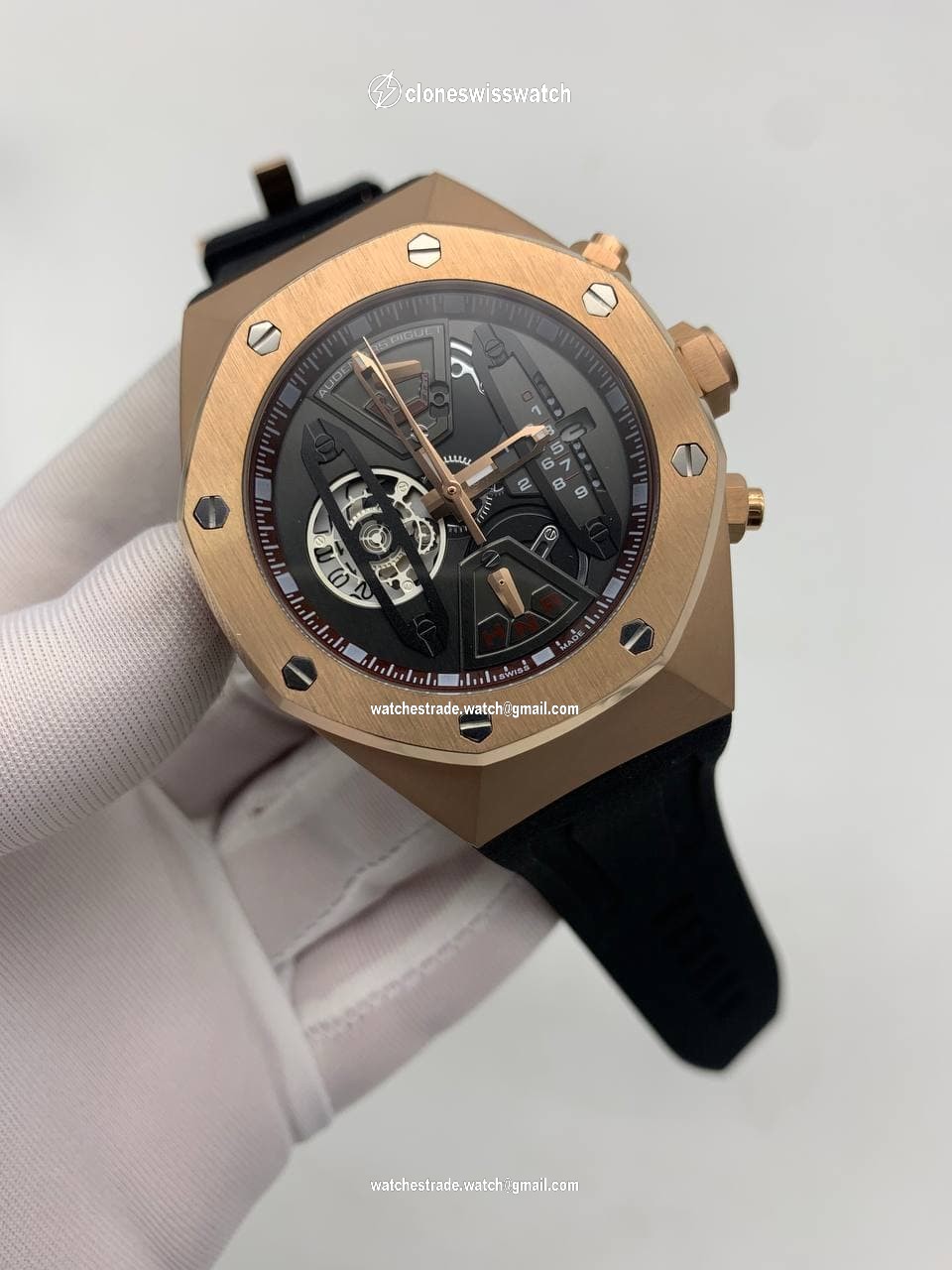 Audemars Piguet Gold Dial High Version Rubber Strap Audemars Piguet Gold Dial High Version Rubber Strap