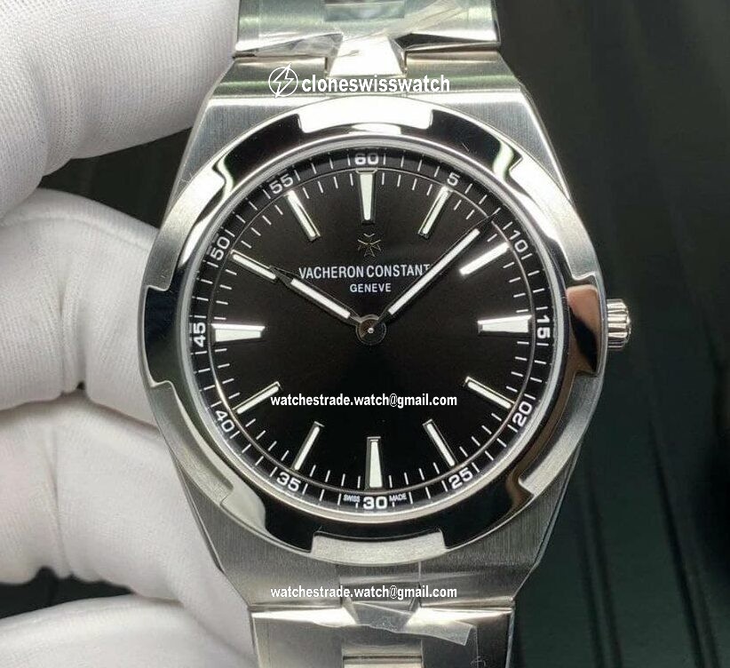 Overseas Ultra-Thin 2000V XF 1:1 Best Edition Black Dial on SS Bracelet Overseas Ultra-Thin 2000V XF 1:1 Best Edition Black Dial on SS Bracelet