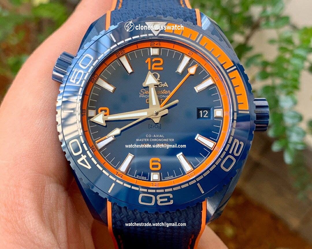 Planet Ocean 45.5mm Big Blue Real Ceramic VSF 1:1 Best Edition on Blue Rubber Strap A8906 Super Clone Planet Ocean 45.5mm Big Blue Real Ceramic VSF 1:1 Best Edition on Blue Rubber Strap A8906 Super Clone