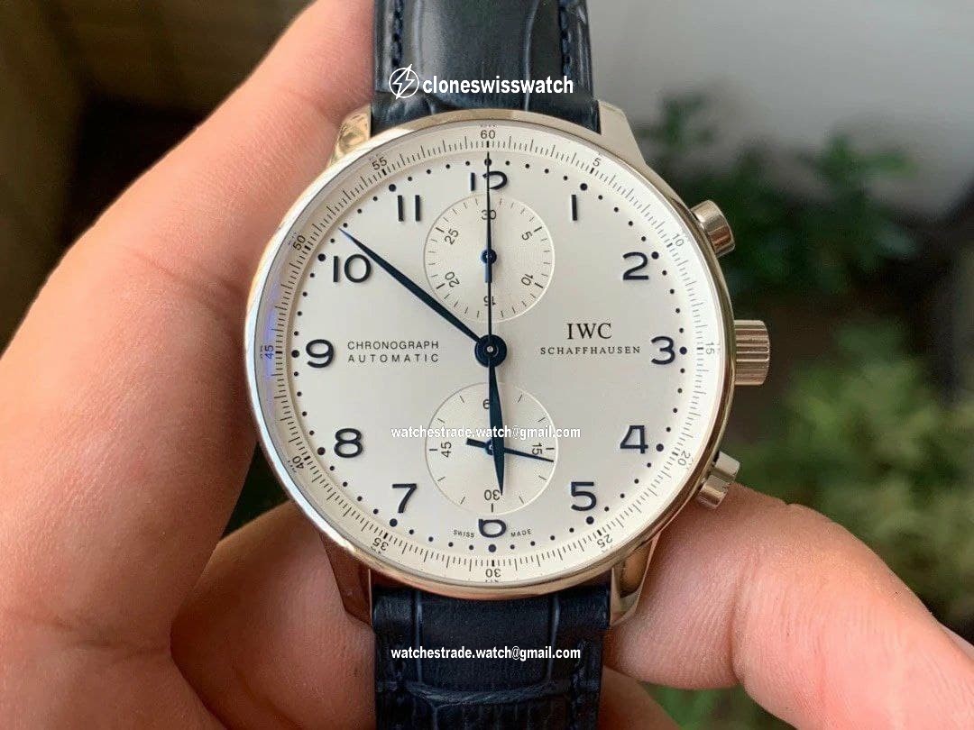 Portuguese Chrono IW371605 ZF 1:1 Best Edition White Dial on Black Leather Strap A69355 Portuguese Chrono IW371605 ZF 1:1 Best Edition White Dial on Black Leather Strap A69355