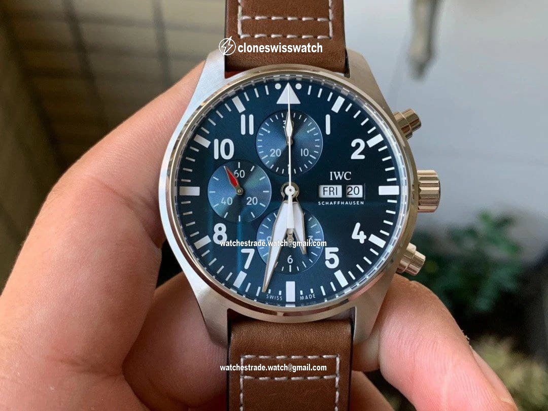 Pilot Chrono 377714 "Le Petit Prince" 2016 SIHH 1:1 Best Edition on Brown Leather Strap A7750 Pilot Chrono 377714 "Le Petit Prince" 2016 SIHH 1:1 Best Edition on Brown Leather Strap A7750