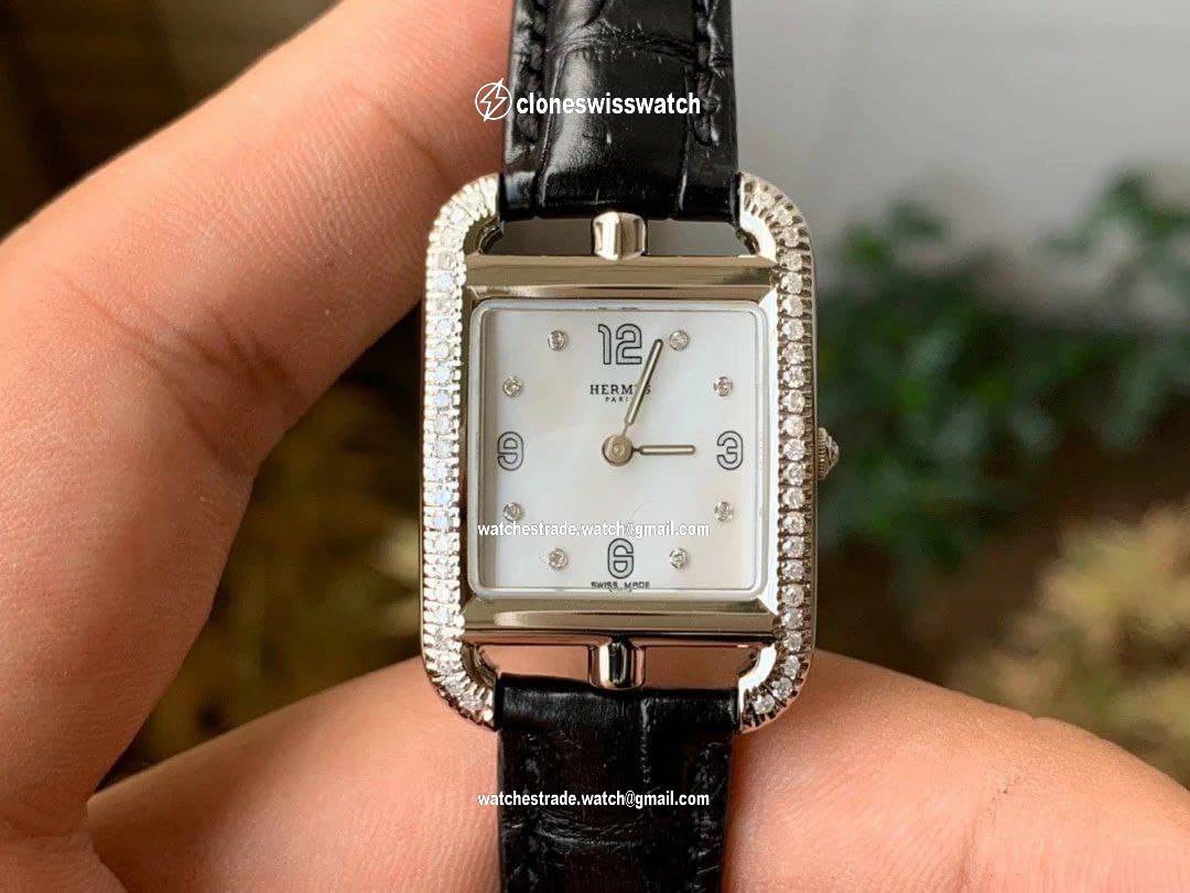 Hermes Cape Cod Ladies SS/LE White Swiss Quartz Hermes Cape Cod Ladies SS/LE White Swiss Quartz