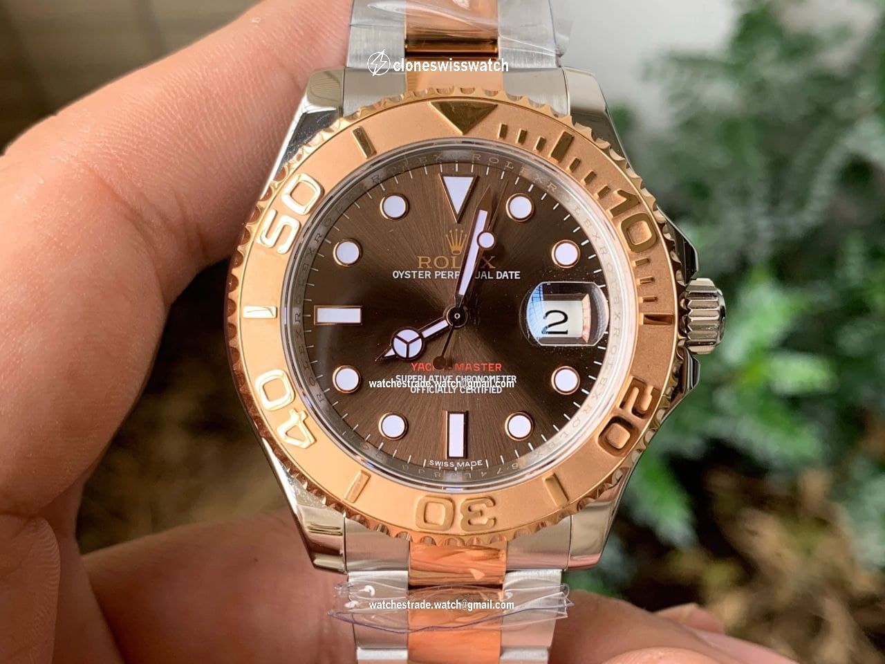 Rolex Yacht Master 126621 SS/RG GMF 1:1 Best Edition Brown Dial on SS/RG Bracelet SA3235 Rolex Yacht Master 126621 SS/RG GMF 1:1 Best Edition Brown Dial on SS/RG Bracelet SA3235