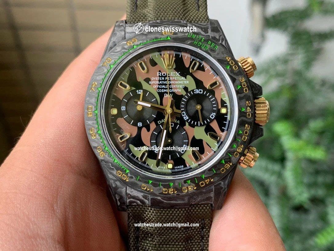 Rolex Daytona DIW Carbon FC/NY Camuflage 1:1 Best Edition Version Rolex Daytona DIW Carbon FC/NY Camuflage 1:1 Best Edition Version