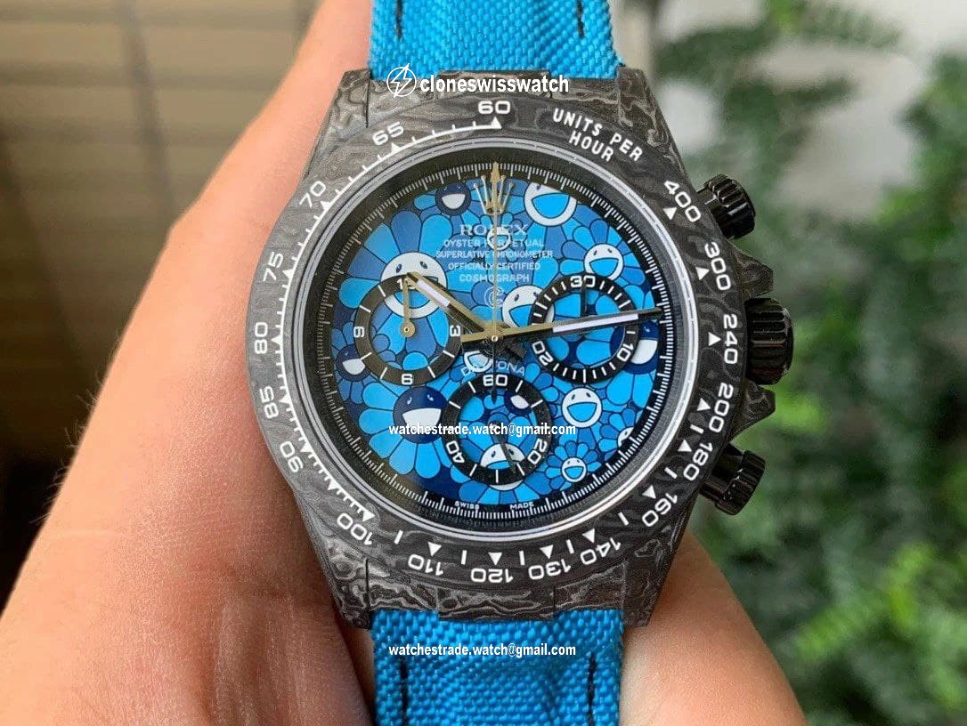 Rolex Daytona DIW Carbon Blue FC/NY Blue 1:1 Best Edition Version Rolex Daytona DIW Carbon Blue FC/NY Blue 1:1 Best Edition Version