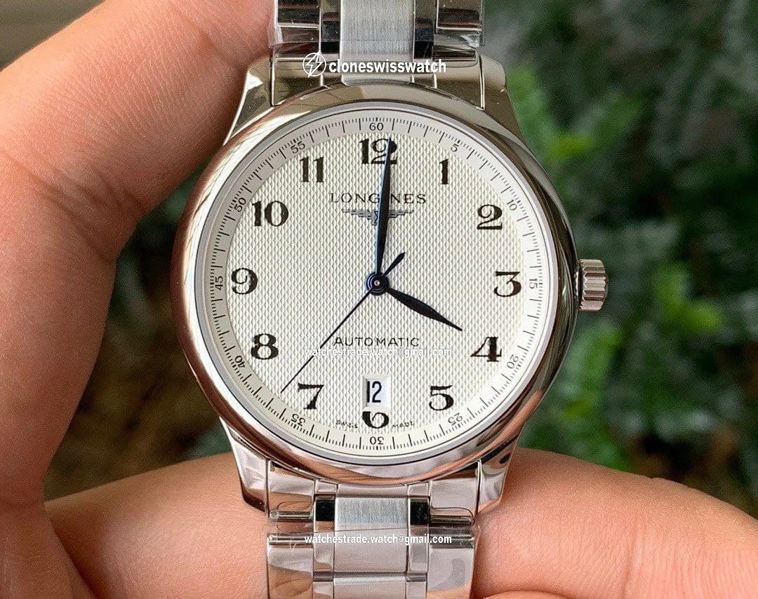 Master Collection SS 1:1 Best Edition White Textured Dial on SS Bracelet A2892 Master Collection SS 1:1 Best Edition White Textured Dial on SS Bracelet A2892