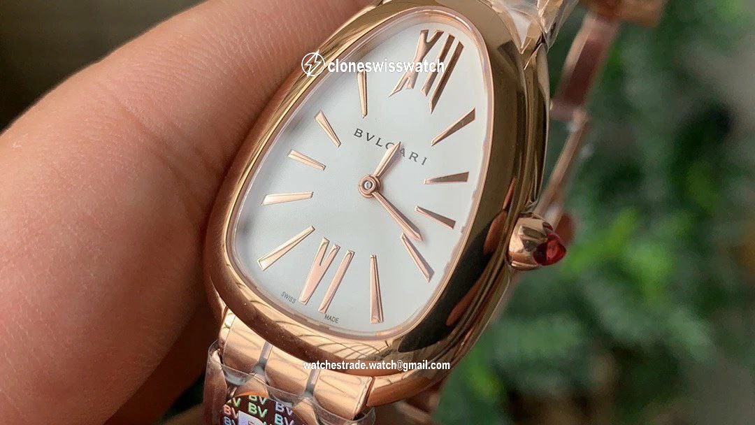 SERPENTI SEDUTTORI WATCH RG BVF 1:1 BEST EDITION WHITE DIAL ON RG BRACELET ETA QUARTZ back SERPENTI SEDUTTORI WATCH RG BVF 1:1 BEST EDITION WHITE DIAL ON RG BRACELET ETA QUARTZ back