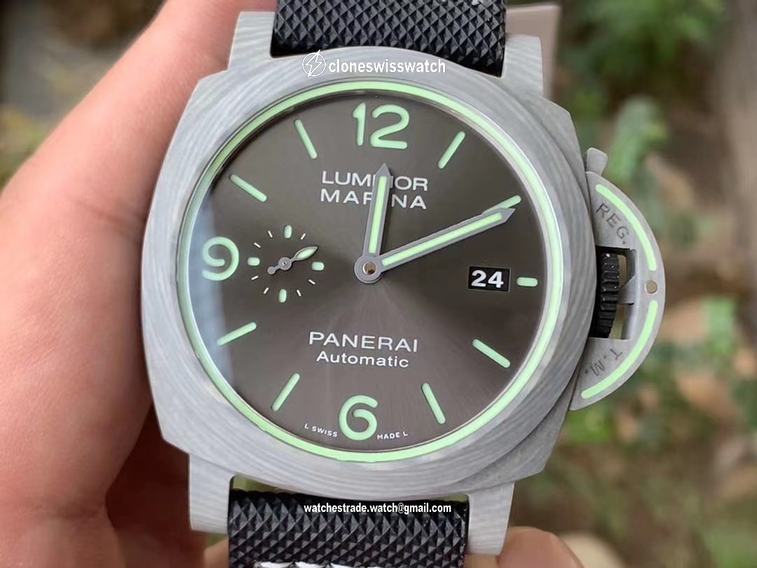 PAM1118 LUMINOR MARINA LUMINOUS TRILOGY VSF 1:1 BEST EDITION ON BLACK SPORTECH STRAP P.9010 CLONE back PAM1118 LUMINOR MARINA LUMINOUS TRILOGY VSF 1:1 BEST EDITION ON BLACK SPORTECH STRAP P.9010 CLONE back