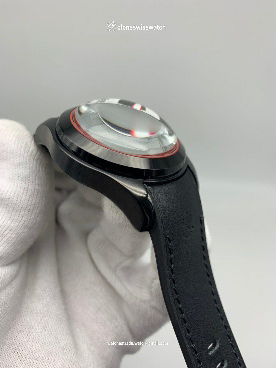 Corum Babble Skull Black Dial on Black Lither Srap back Corum Babble Skull Black Dial on Black Lither Srap back
