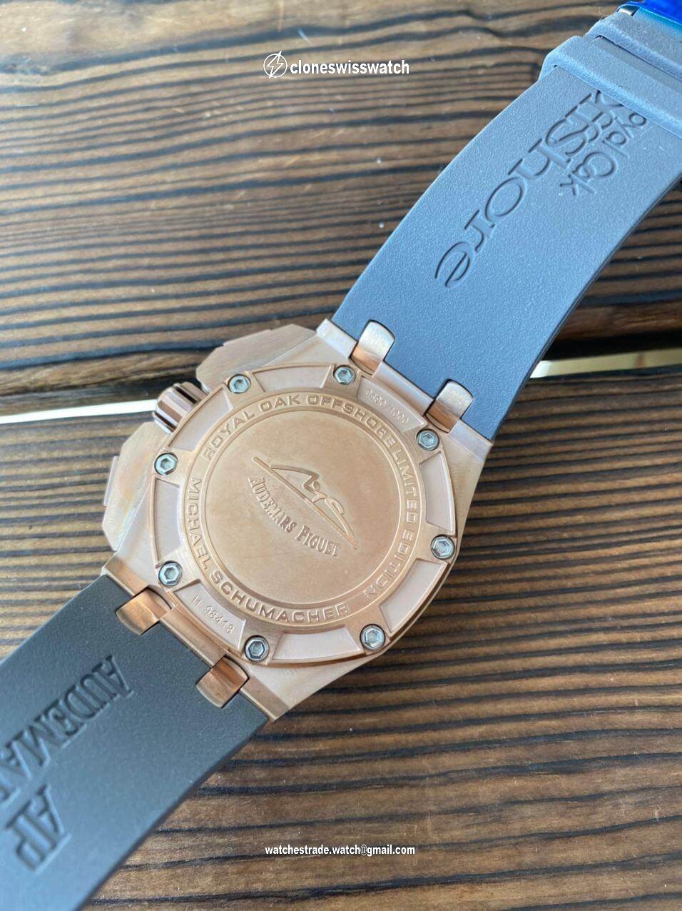 Audemars Piguet Royal Oak Offshore Grey Gold back Audemars Piguet Royal Oak Offshore Grey Gold back