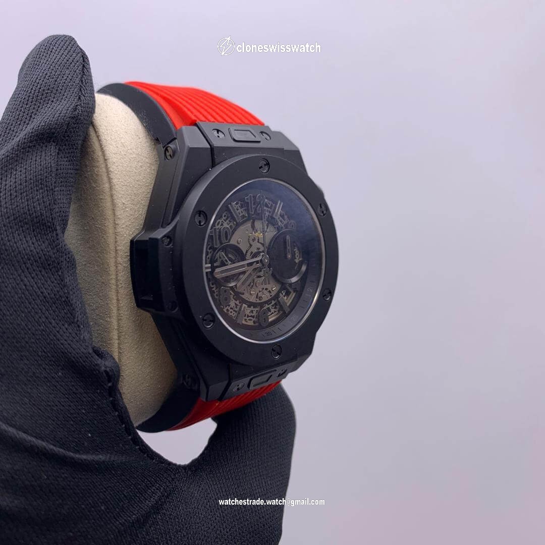 Big Bang Unico Black Ceramic HBF 1:1 Best Edition Black Skeleton Dial back Big Bang Unico Black Ceramic HBF 1:1 Best Edition Black Skeleton Dial back