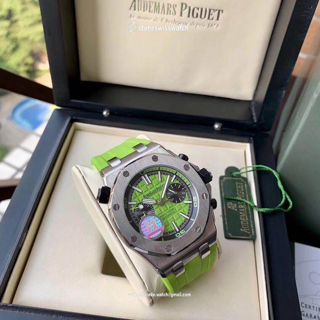 Audemars Piguet Royal Diver Green Chrono back Audemars Piguet Royal Diver Green Chrono back