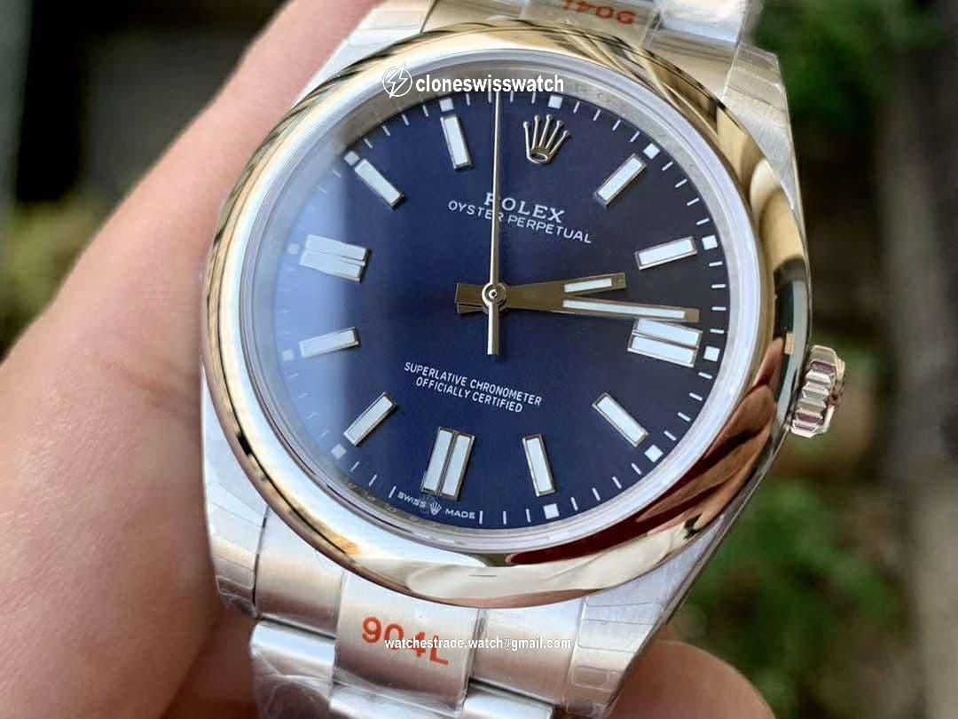 Rolex OYP001A - Oyster Pert. 41mm 124300 SS/SS Blue EWF A3230 back Rolex OYP001A - Oyster Pert. 41mm 124300 SS/SS Blue EWF A3230 back
