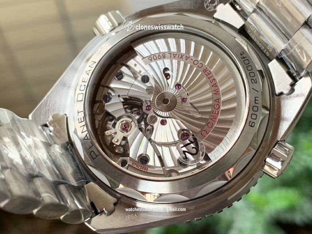 Planet Ocean 600M 'Tai Chi' GMT 43.5mm VSF 1:1 Best Edition Black/White Ceramic Bezel and Dial on SS Bracelet A8906 Super Clone back Planet Ocean 600M 'Tai Chi' GMT 43.5mm VSF 1:1 Best Edition Black/White Ceramic Bezel and Dial on SS Bracelet A8906 Super Clone back