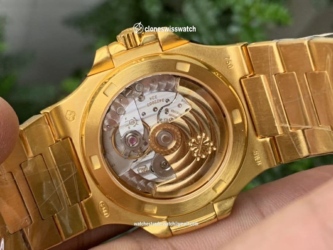 Nautilus 5719/1R RG Full Diamond PF 1:1 Best Edition on Full Diamond Bracelet A324 Clone back Nautilus 5719/1R RG Full Diamond PF 1:1 Best Edition on Full Diamond Bracelet A324 Clone back