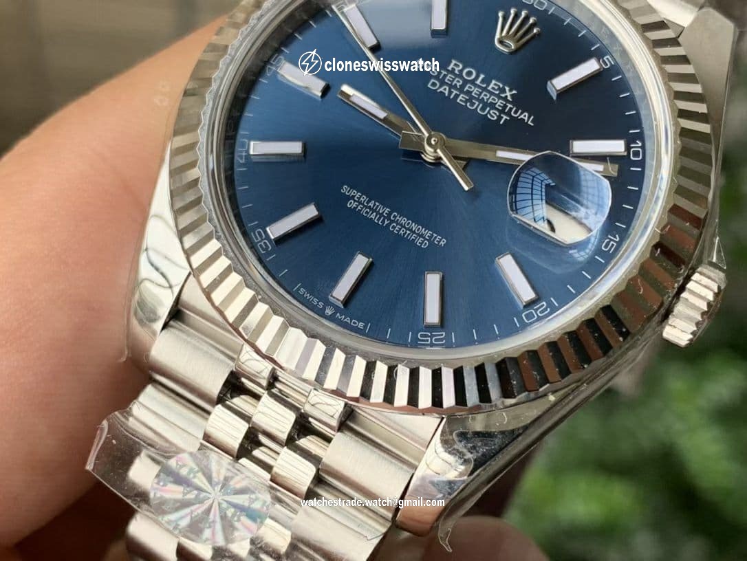 New DateJust 41 126334 ARF 1:1 Best Edition 904L Steel Blue Dial on Jubilee Bracelet A2824 back New DateJust 41 126334 ARF 1:1 Best Edition 904L Steel Blue Dial on Jubilee Bracelet A2824 back
