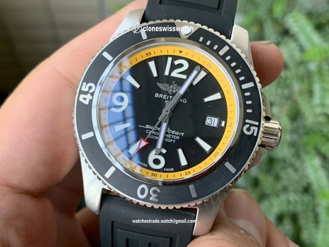 BSW0432A - Superocean 44mm DLC/RU Yellow TF Asia 2824 back BSW0432A - Superocean 44mm DLC/RU Yellow TF Asia 2824 back