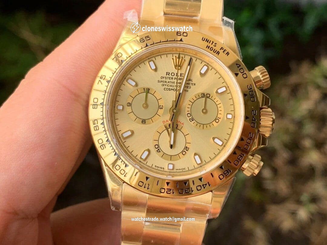 Rolex Daytona 116508 YG Noob V4 1:1 Best Edition back Rolex Daytona 116508 YG Noob V4 1:1 Best Edition back
