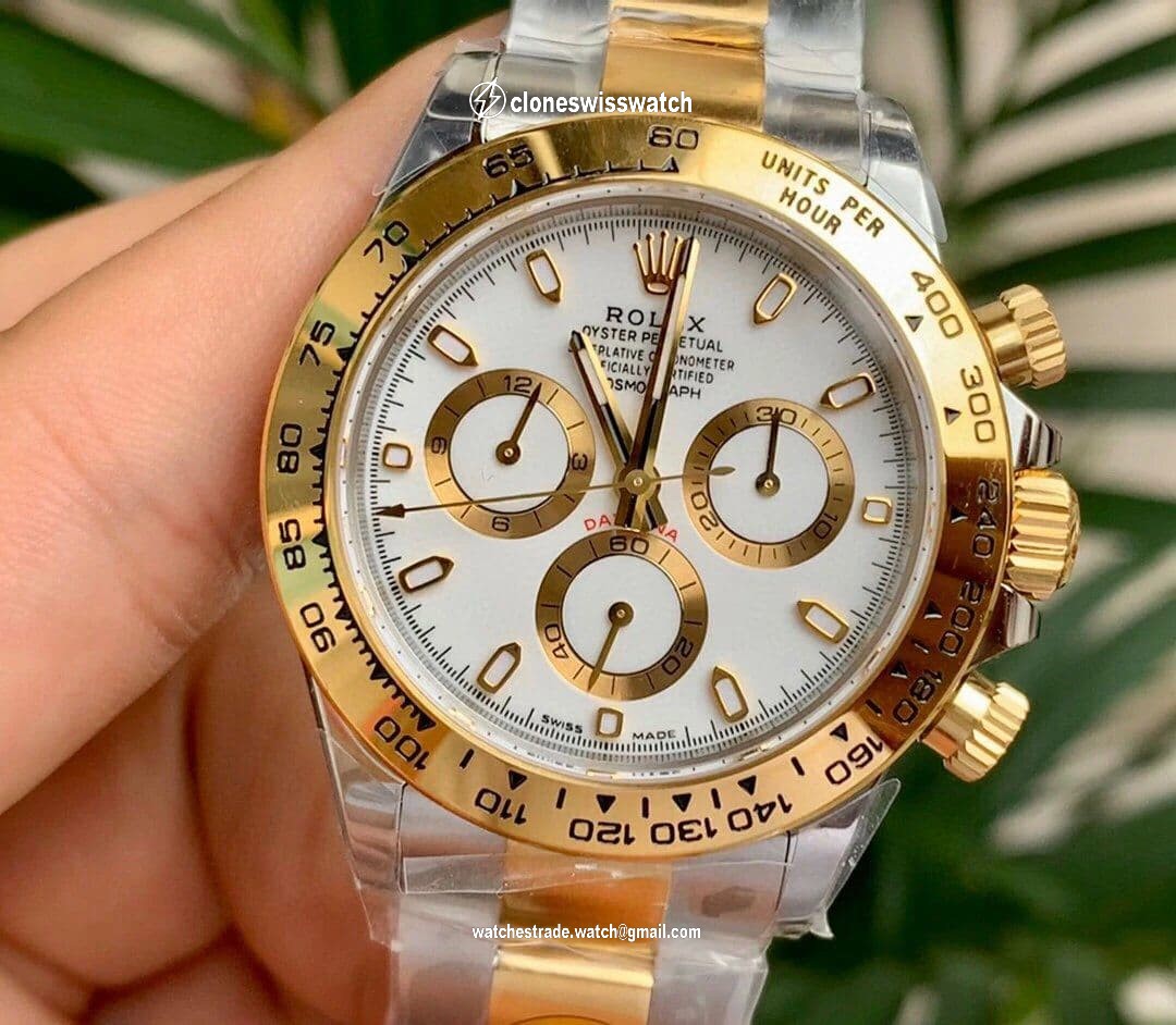 Rolex Daytona 116503 YG/SS Two Tone Noob V4 1:1 Best Edition back Rolex Daytona 116503 YG/SS Two Tone Noob V4 1:1 Best Edition back