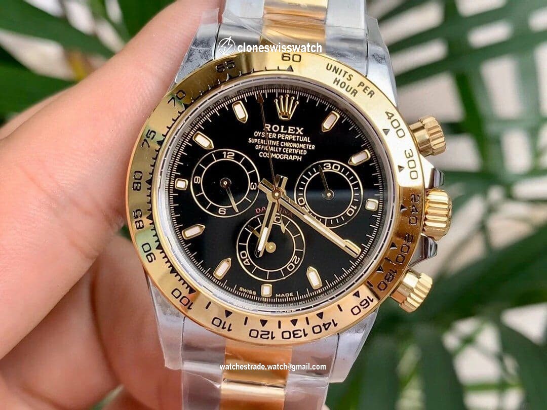 Rolex Daytona 116503 YG/SS Two Tone Noob V4 1:1 Best Edition back Rolex Daytona 116503 YG/SS Two Tone Noob V4 1:1 Best Edition back