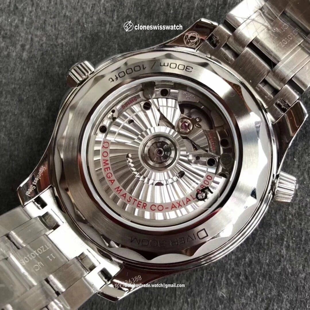 Seamaster Diver 300M SS/YS VSF 1:1 Best Edition YS Bezel Blue Dial on SS/YS Bracelet A8800 back Seamaster Diver 300M SS/YS VSF 1:1 Best Edition YS Bezel Blue Dial on SS/YS Bracelet A8800 back