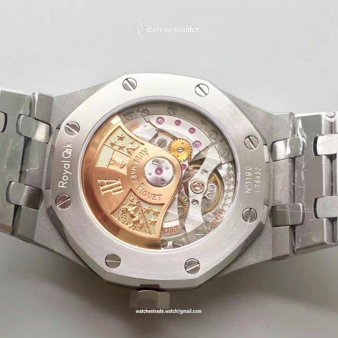 Royal Oak 15400 SS/SS Grey ZF MY9015 Mod 3120 back Royal Oak 15400 SS/SS Grey ZF MY9015 Mod 3120 back