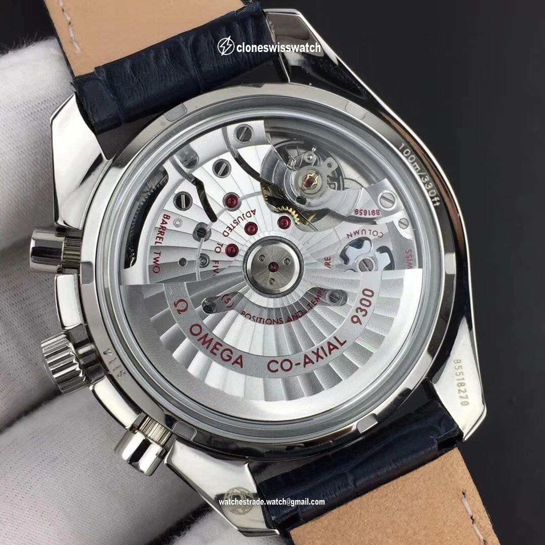 Omega SpeedMaster MoonWatch SS/LE Blue 1:1 Best Edition back Omega SpeedMaster MoonWatch SS/LE Blue 1:1 Best Edition back