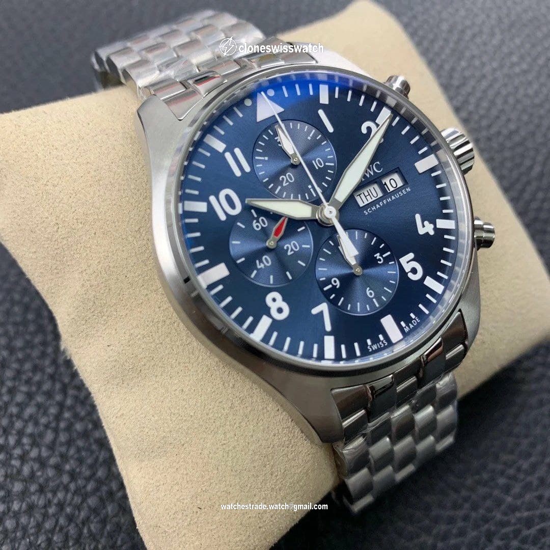 Pilot Chrono IW377717 "Le Petit Prince" 2016 ZF 1:1 Best Edition on New SS Bracelet back Pilot Chrono IW377717 "Le Petit Prince" 2016 ZF 1:1 Best Edition on New SS Bracelet back