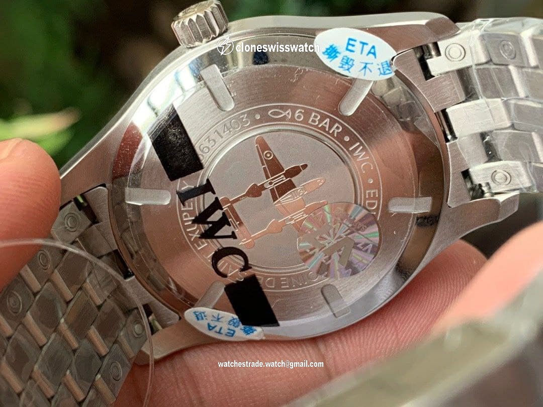 Mark XVIII V7F 1:1 Best Edition Brown Dial on SS Bracelet Swiss ETA2892 back Mark XVIII V7F 1:1 Best Edition Brown Dial on SS Bracelet Swiss ETA2892 back