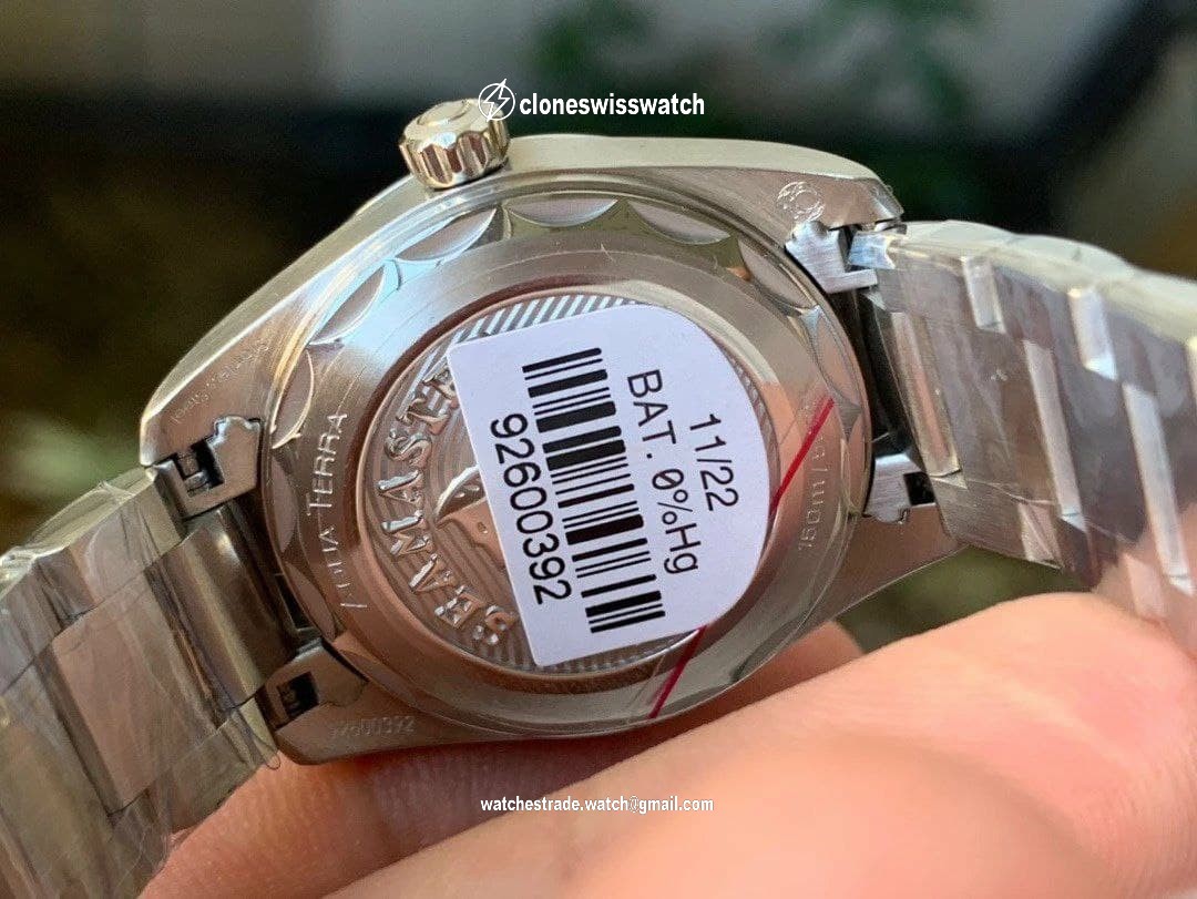 Aqua Terra 150M 34mm Ladies SS/SS S.Pink/Dm VSF A8800 back Aqua Terra 150M 34mm Ladies SS/SS S.Pink/Dm VSF A8800 back