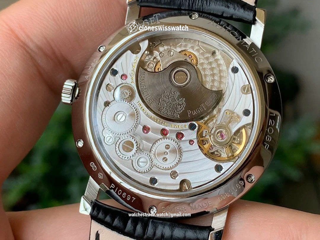 Piaget Altiplano UltraThin 40mm SS/LE Wht 1:1 Best Edition Version back Piaget Altiplano UltraThin 40mm SS/LE Wht 1:1 Best Edition Version back