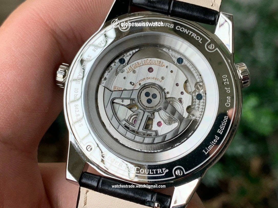 Polaris Geographic SS ZF 1:1 Best Edition Blue Textured Dial on Black Leather Strap A936 back Polaris Geographic SS ZF 1:1 Best Edition Blue Textured Dial on Black Leather Strap A936 back