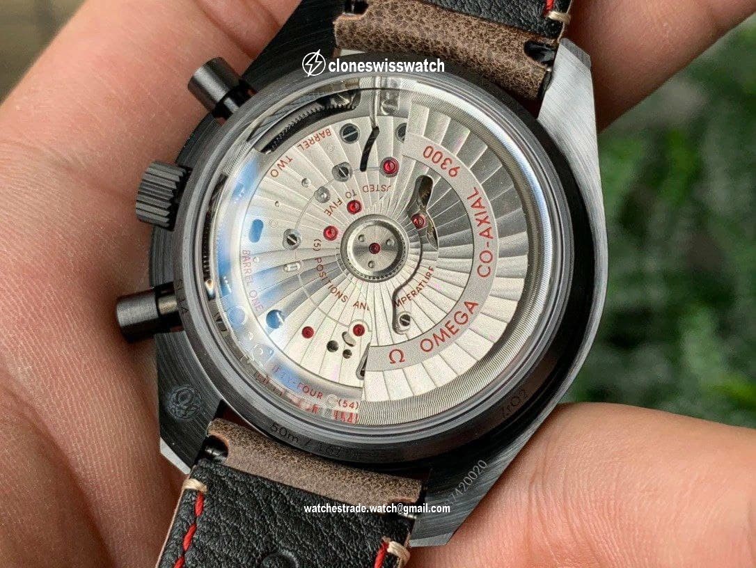Omega Speedmaster DSOM "Vtg Black" CER/NY Blk OMF V2 back Omega Speedmaster DSOM "Vtg Black" CER/NY Blk OMF V2 back