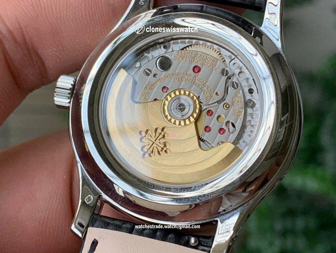 Annual Calendar 5205G GRF Best Edition White Dial on Black Leather Strap A324 back Annual Calendar 5205G GRF Best Edition White Dial on Black Leather Strap A324 back