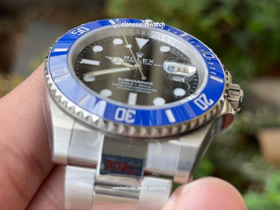 Submariner 41mm 126619 LB Blue Ceramic EWF Black Dial on SS Bracelet A3235 back Submariner 41mm 126619 LB Blue Ceramic EWF Black Dial on SS Bracelet A3235 back