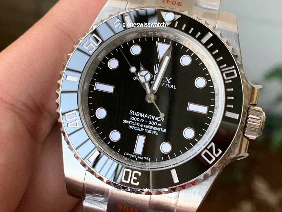 SUBMARINER 114060 NO DATE BLACK CERAMIC NOOB 1:1 BEST EDITION 904L SS CASE AND BRACELET SA3130 V11