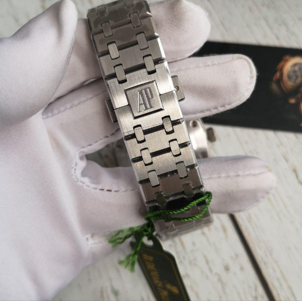 Audemars Piguet Royal Oak Silver Black Dial Skeleton