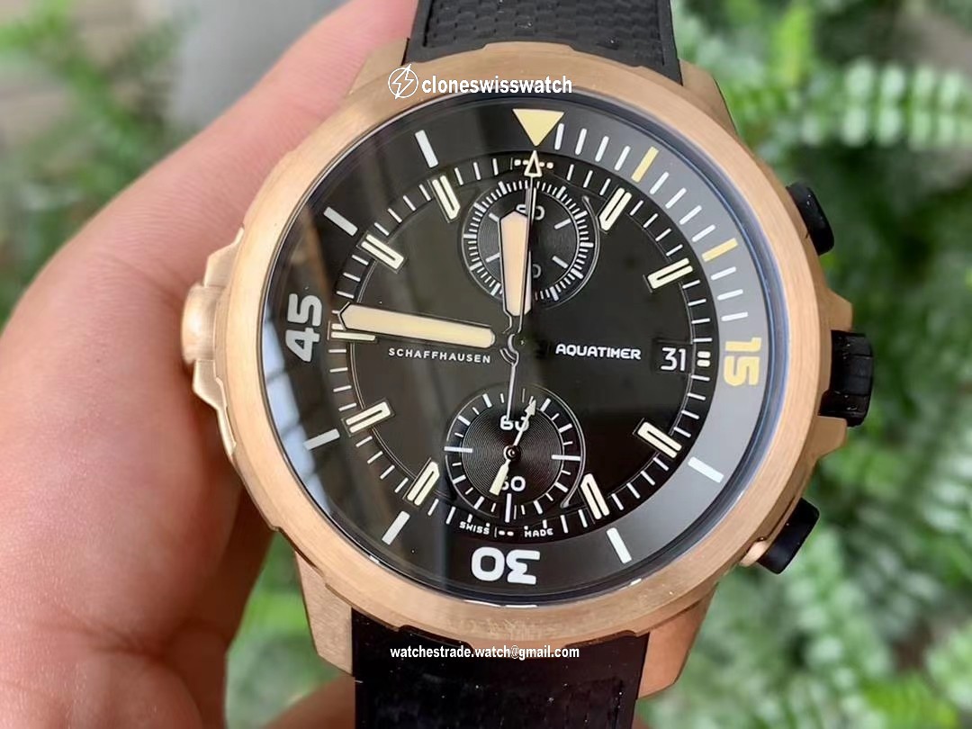 IWC0476 - Aquatimer Chronograph Bronzo SS/RU Black V6F A7750