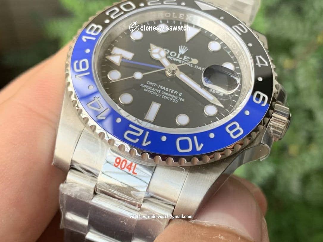 GMT-Master II 116710 BLNR Black/Blue Ceramic 904L Steel ARF 1:1 Best Edition SH3186 CHS
