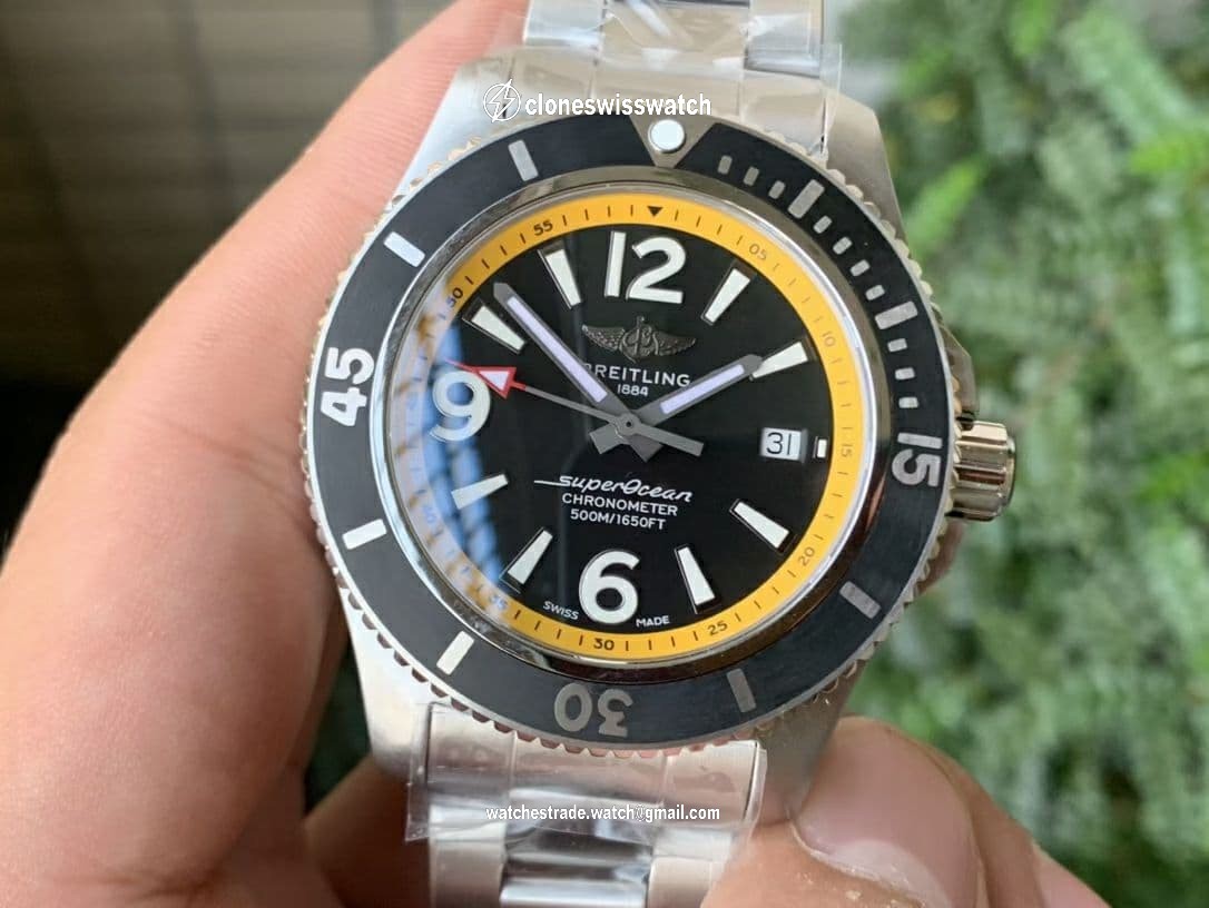BSW0414D - Superocean 44mm SS/SS Yellow TF Asia 2824