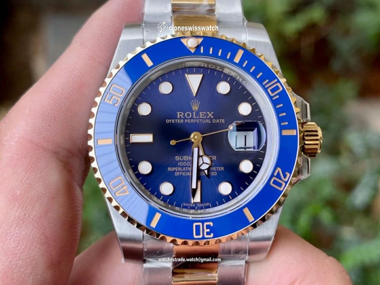 Submariner 116613LB Blue Ceramic 904L Steel/YG VSF 1:1 Best Edition Blue Dial VS3135