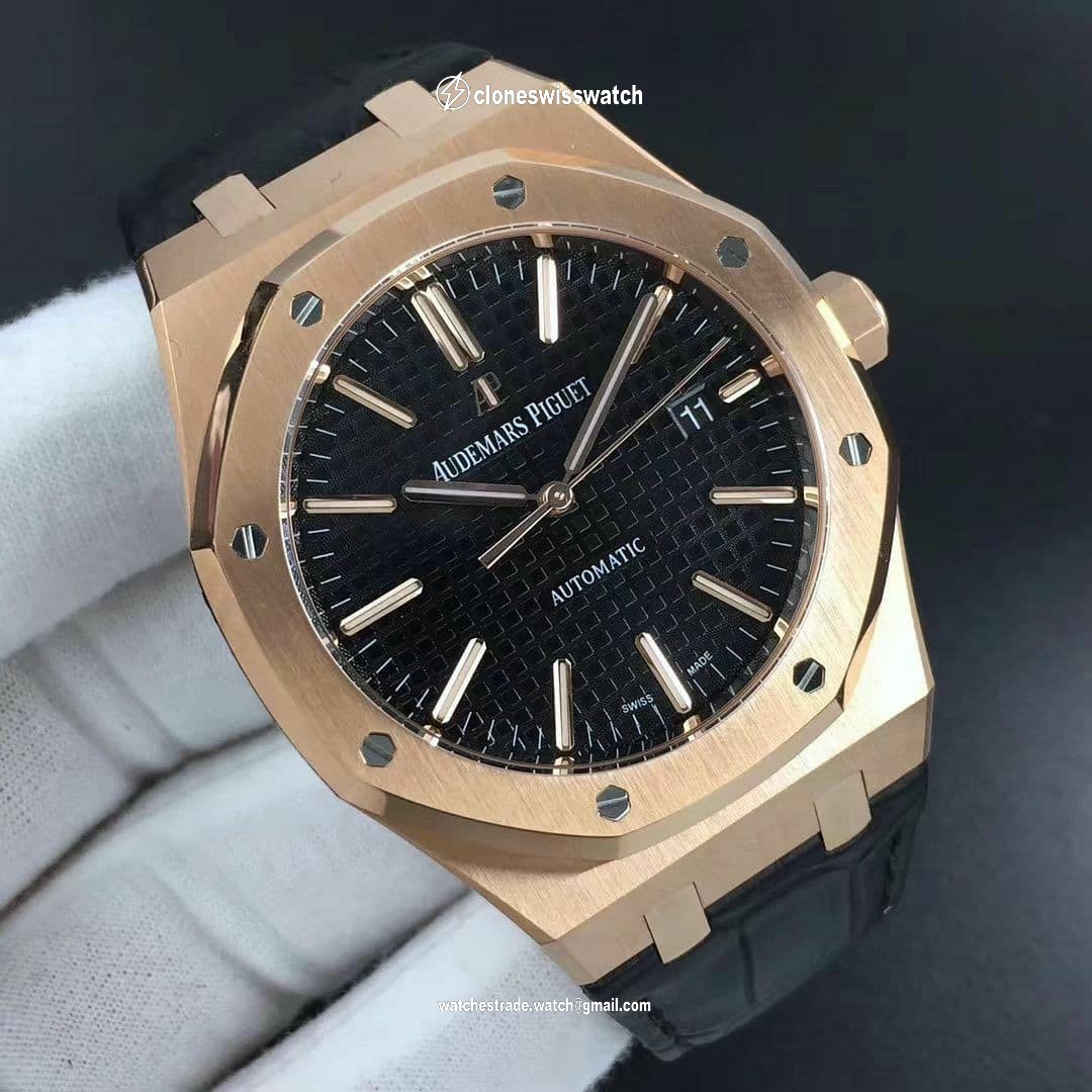 Royal Oak 15400 RG/LE Black OMF MY9015 Mod 3120