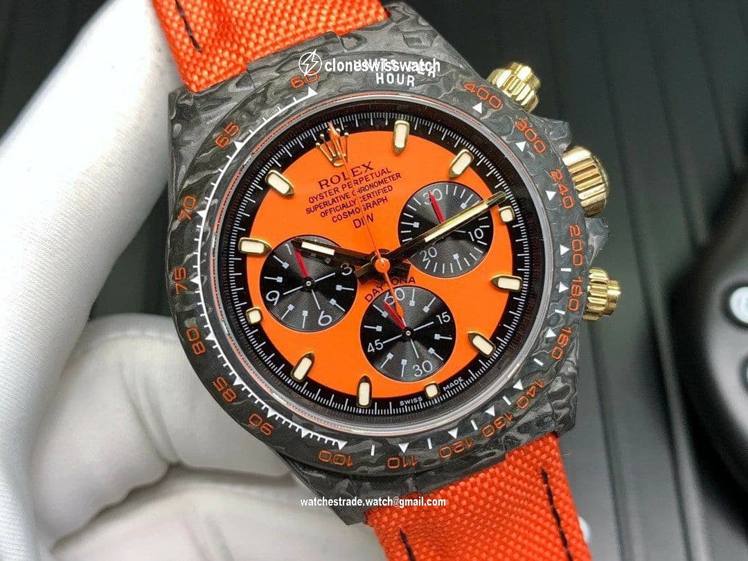 ROLDYT0271D - Daytona DIW Carbon Cream FC/NY Orange WWF A7750