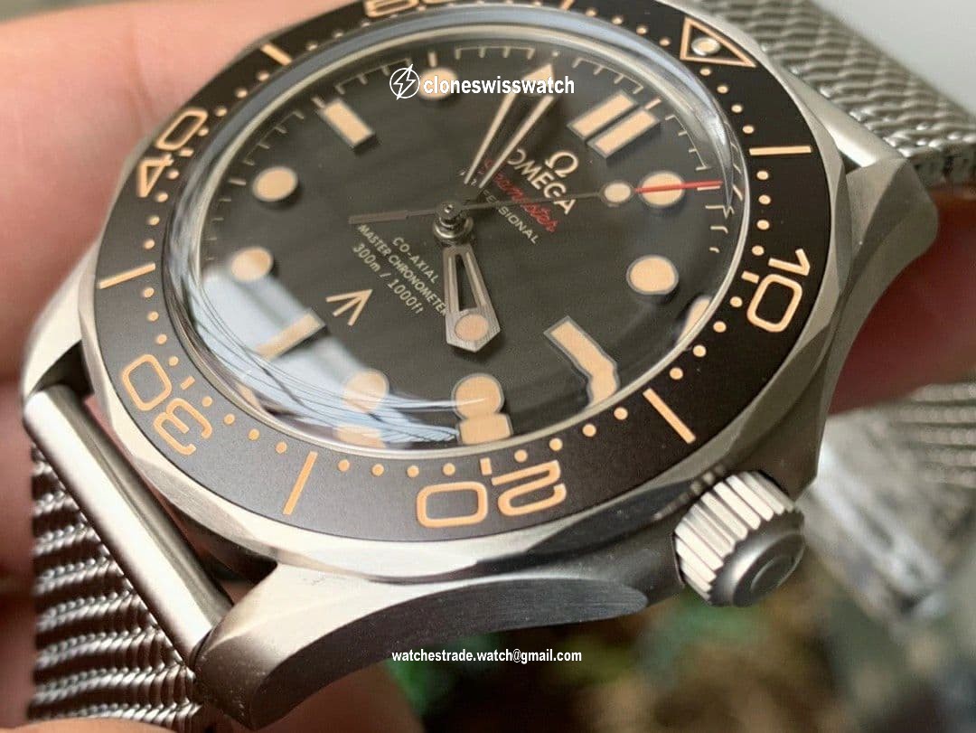 Seamaster 300 "No Time to Die" Limited Edition VSF 1:1 Best Edition on SS Mesh Bracelet A8806 V3